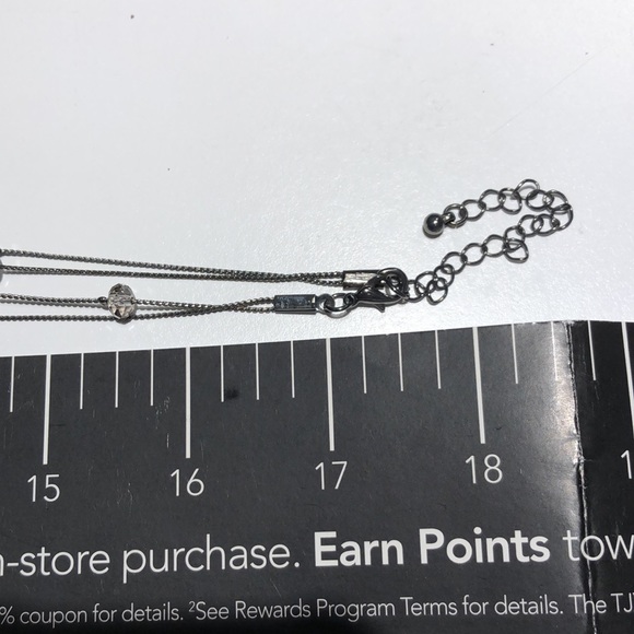 Beaded Layered Two Strand Long Necklace - Picture 5 of 7